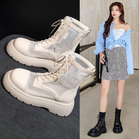 Women casual shoes Fashion Height increasing Boots