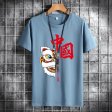 Men Fashion Summer T shirt Casual Cartoon Tee Shirt