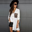 Women Fashion Summer T shirt Casual Leopard Print T Shirt