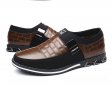 Men casual shoes Leather Outdoor Flat shoes