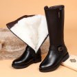 Women casual shoes Fashion Height increasing Cow leather Boots