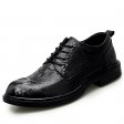 Men casual shoes Leather Business crocodile leather shoes