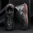 Men casual Leather shoes crocodile leather Sport shoes